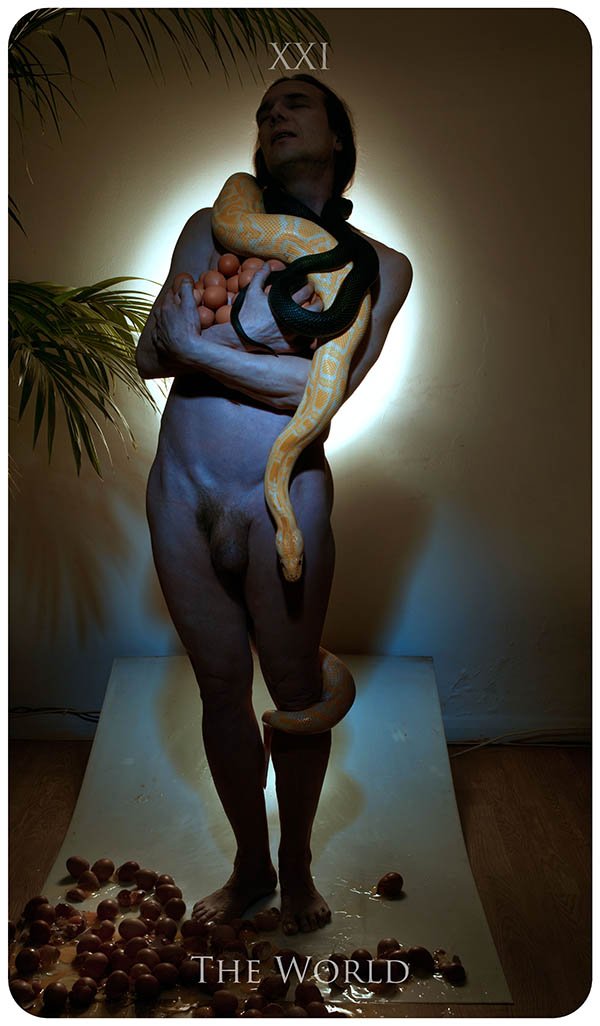 Yann Marussich, The World,   SPILL Tarot   (2009), photo by Manuel Vason