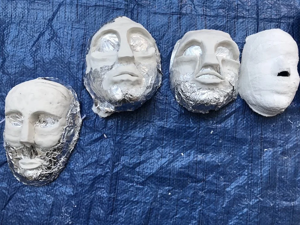 Mask making,   Parade Skills Workshops     (2018). Photo by Merry Grey. 