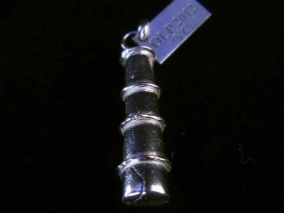 Lighthouse,   On Landguard Point    (2012), silver charm by Victoria Constable