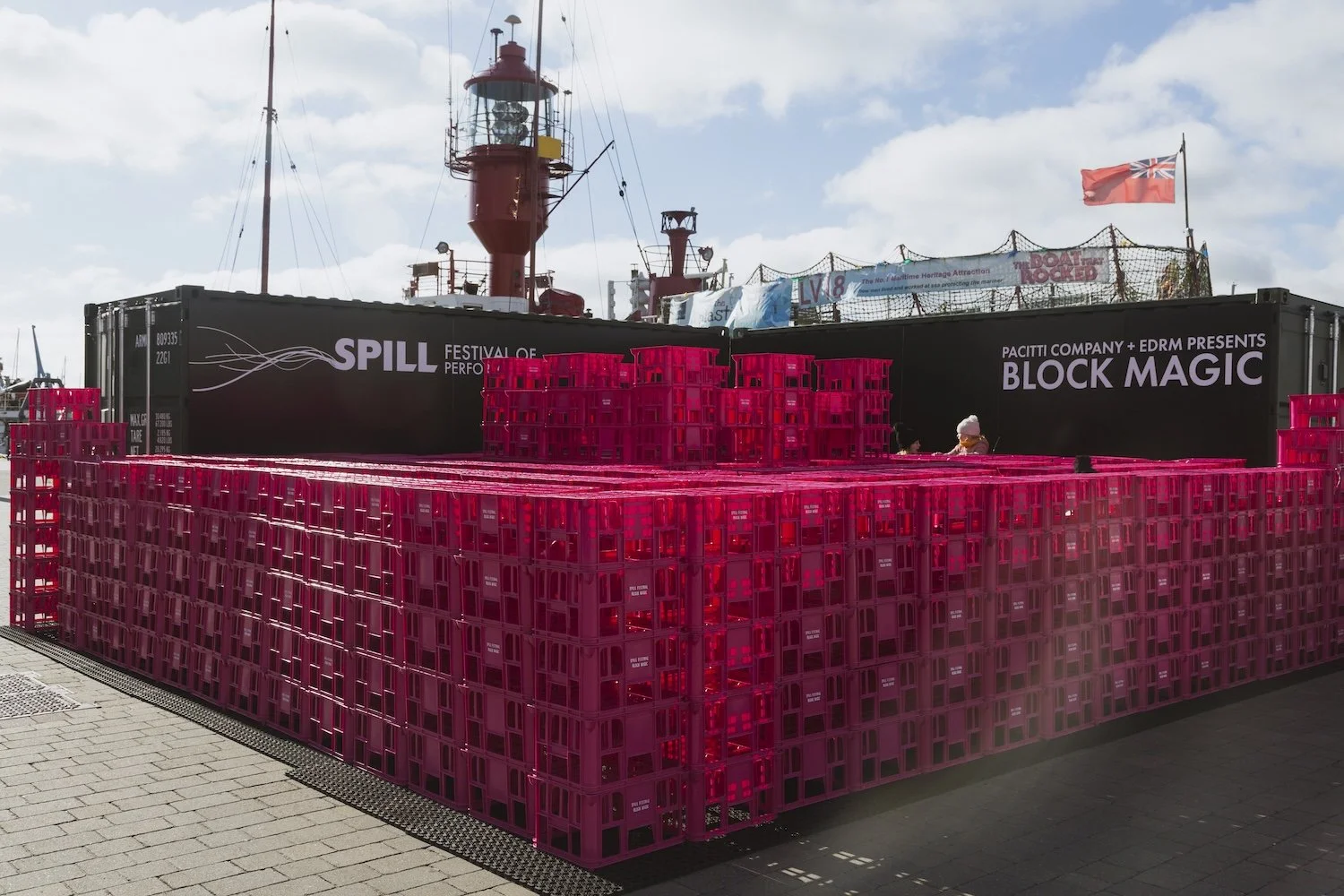    Block Magic      (2018) on Ipswich Waterfront (2018), photo by Christa Holka