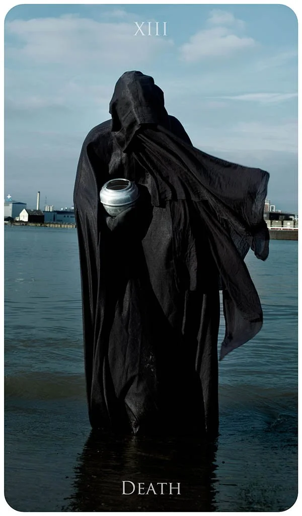 Robert Pacitti, Death,   SPILL Tarot   (2009), photo by Manuel Vason