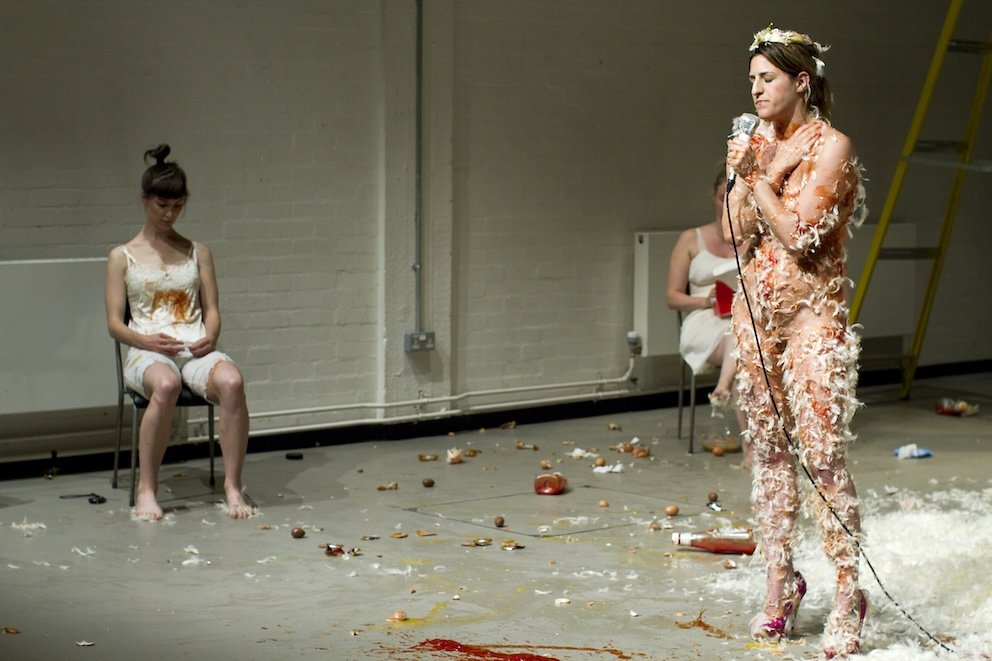   How 2 Become 1   (2011) by The Famous Lauren Barri Holstein. Photo by Pari Naderi.