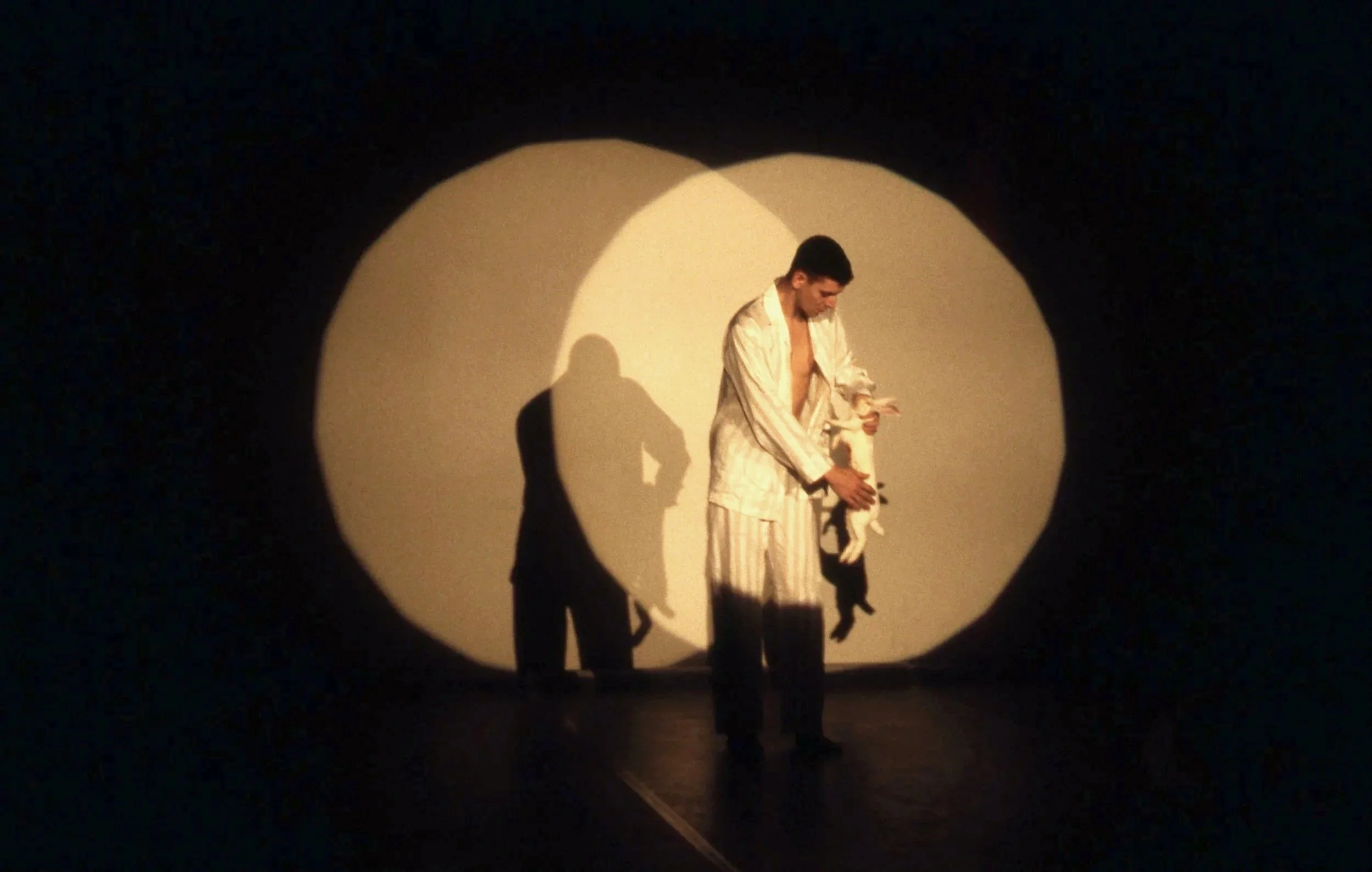 Robert Pacitti in   Civil    (1996). ICA video documentation still.