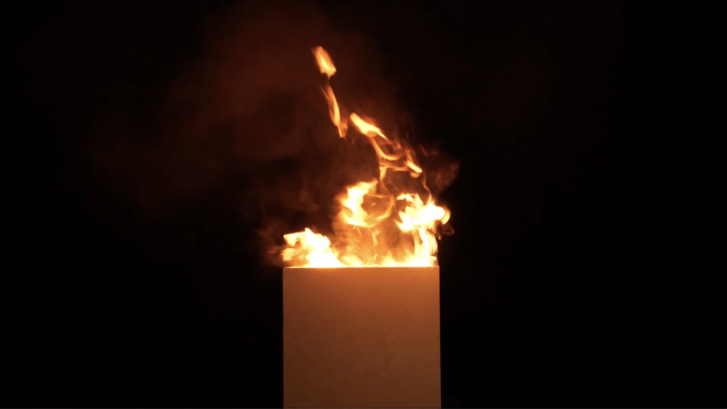    Pyre Parade      (2020) by the Rough Band. Still from live streamed burn.