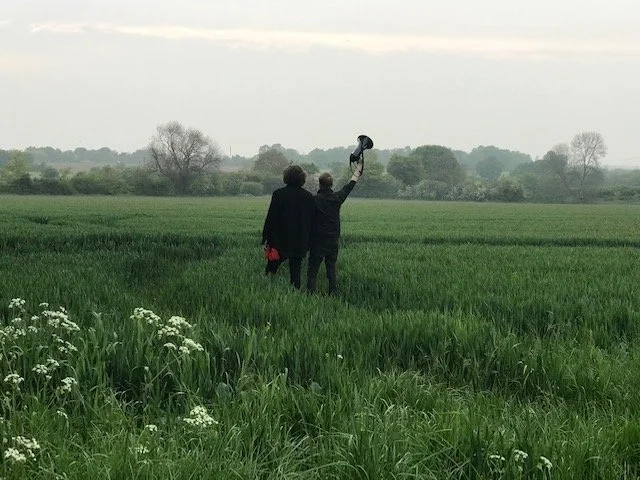 'Field action',    Mourning Sickness      (2019) by The Rough Band. Photo by Nigel Ball.