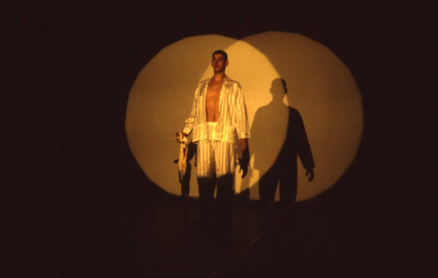 Robert Pacitti in   Civil    (1996). ICA video documentation still.