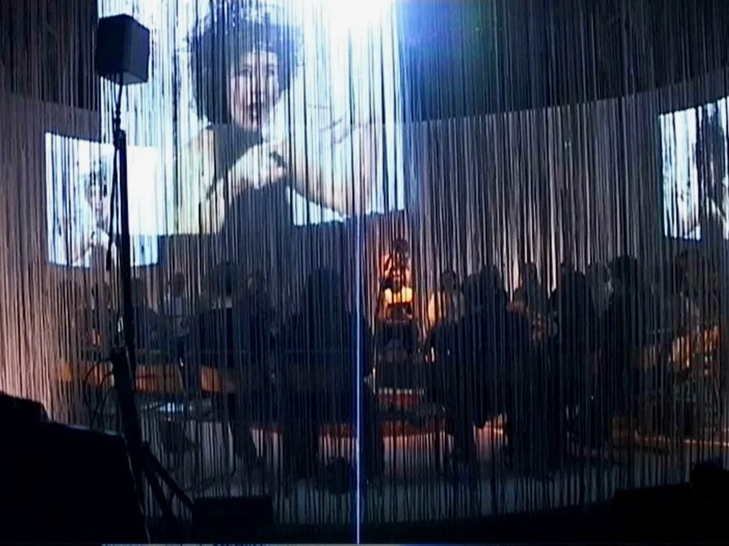 Jodee Mundy in   A Forest     (2005), sign language projection,  CPT, London