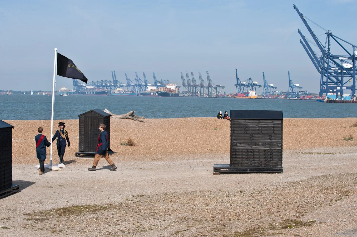 Flags Flying,    Felixstowe Weekender   (2011). Photo by Caroline Guthrie.