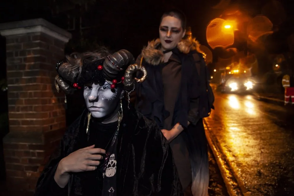 Pyre Parade   (2019) by The Rough Band. Photo by Gillian Allard.