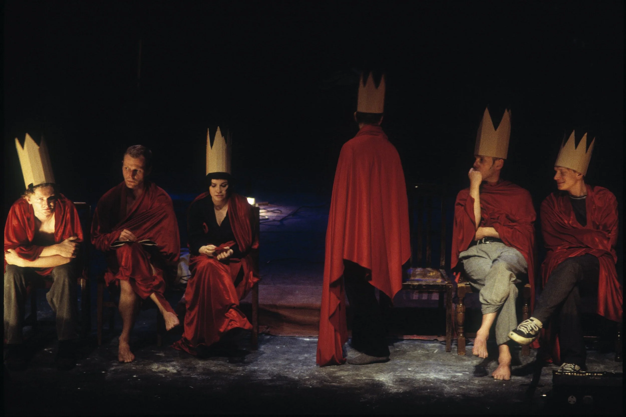  On The Thousandth Night     (2000), Forced Entertainment. Photo by Hugo Glendinning.