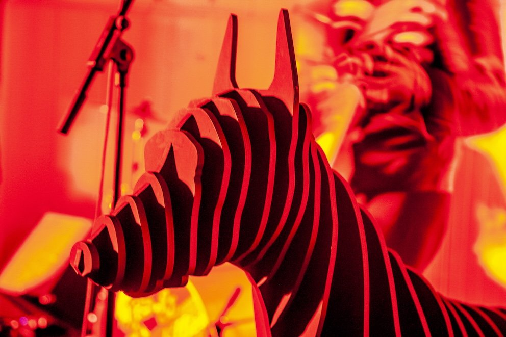 Black Shuck,   After Burn     (2019) by The Rough Band.  Photo by Gillian Allard.