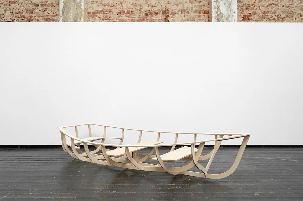 Boat build,   The Pyre Parade      (2019) by The Rough Band. Photo by Richard MacRae.