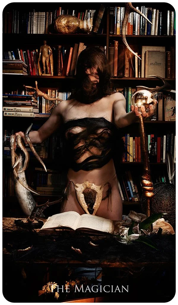 Helena Hunter, The  Magician,   SPILL Tarot   (2009), photo by Manuel Vason