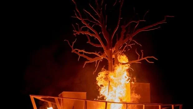    Pyre Parade      (2021) by the Rough Band. Photo by Archant. 