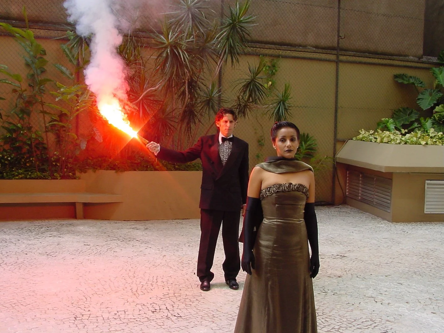 Richard, Maria Alice Motta in   Finale     (Rio de Janeiro, 2003). Photo by Luiz Fernando Lobo.
