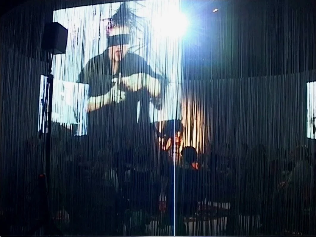 Jeni Draper in   A Forest     (2005), sign language projection,  CPT, London