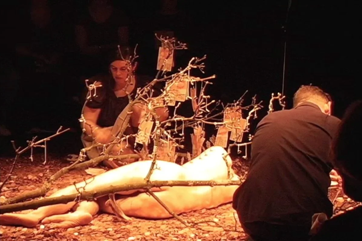 Sheila, Richard and Robert in   A Forest     (2005), The Barbican, London