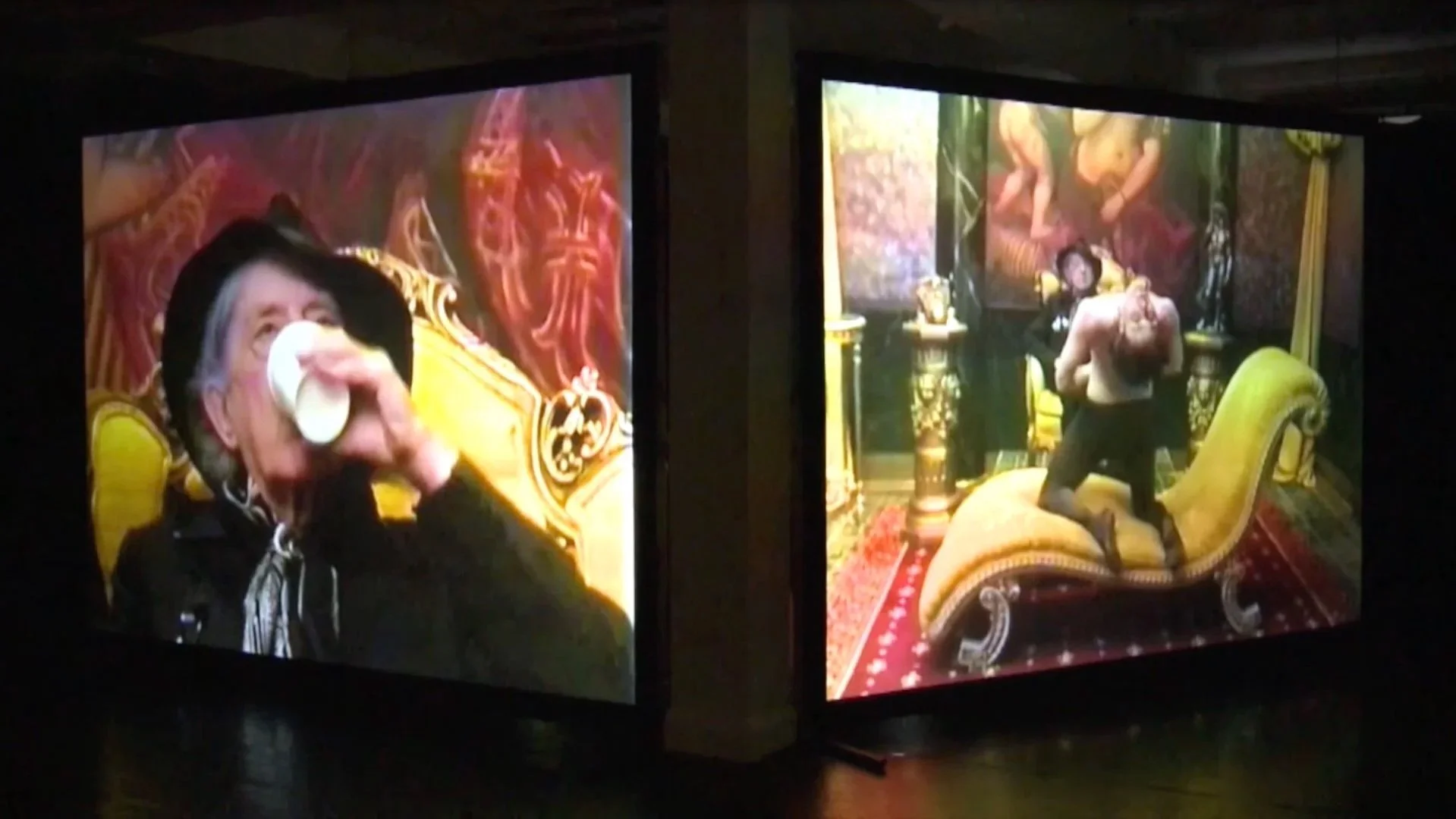   The  Waiting Room     (2015) by George Stamos. Still from video documentation by Ana de Matos.
