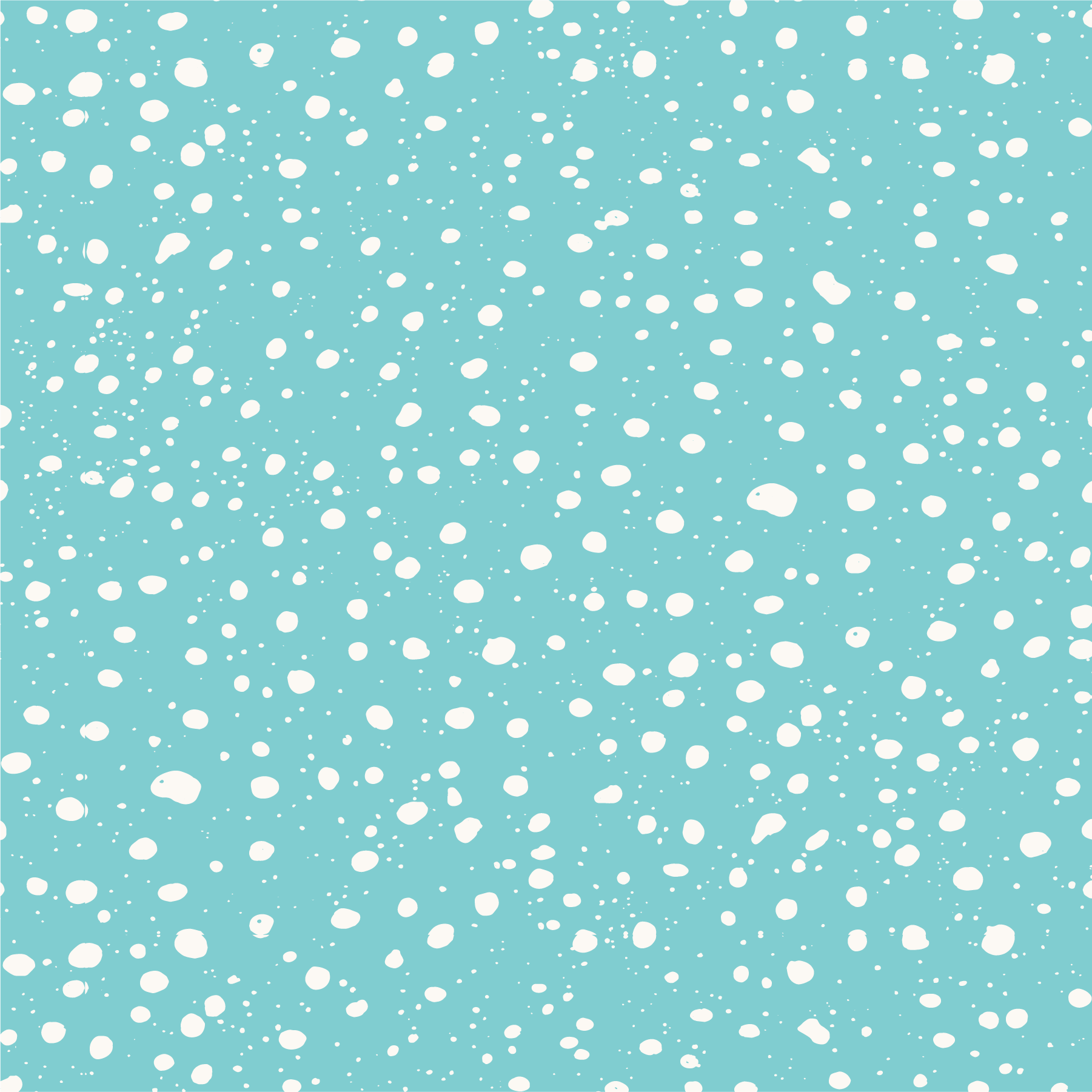 Sea Foam Bubbles in Aquamarine