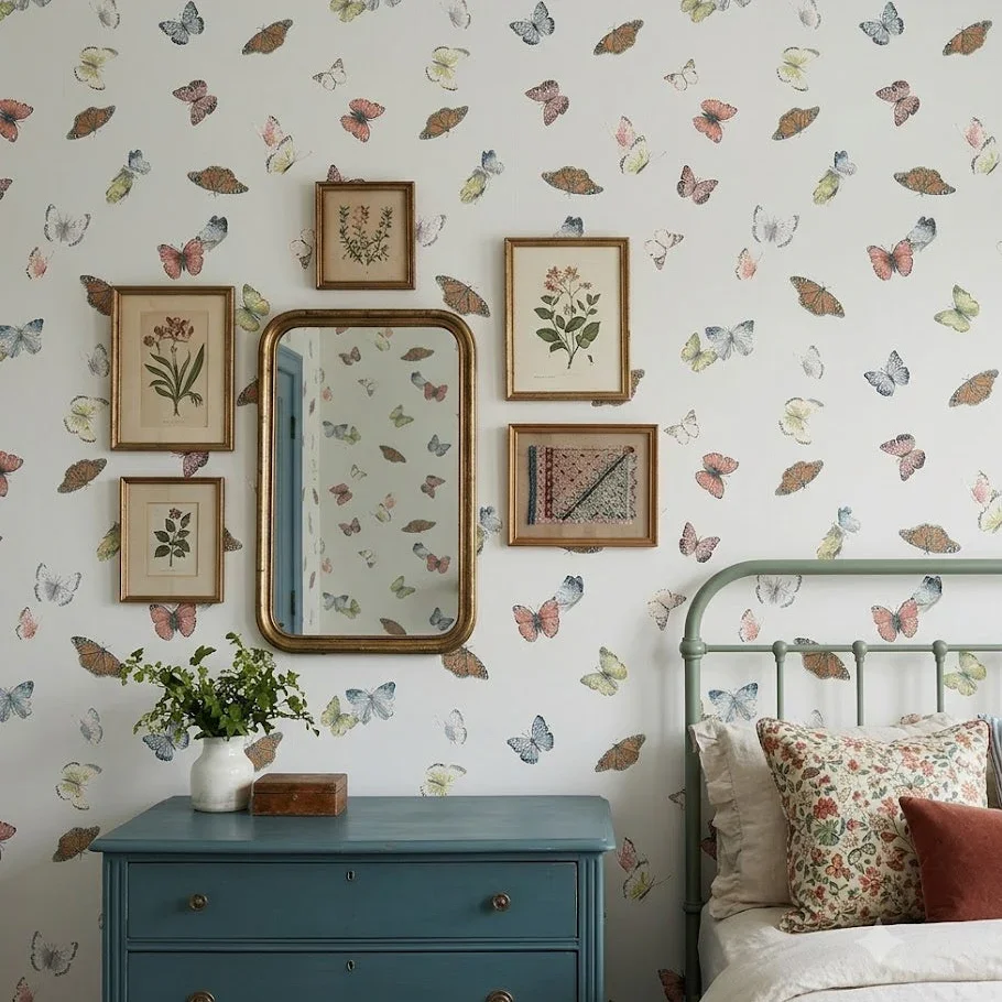 BUTTERFLY FRIDAY: HOW A WEEKLY PAINTING RITUAL SHAPED MY LATEST WALLPAPER DESIGNS