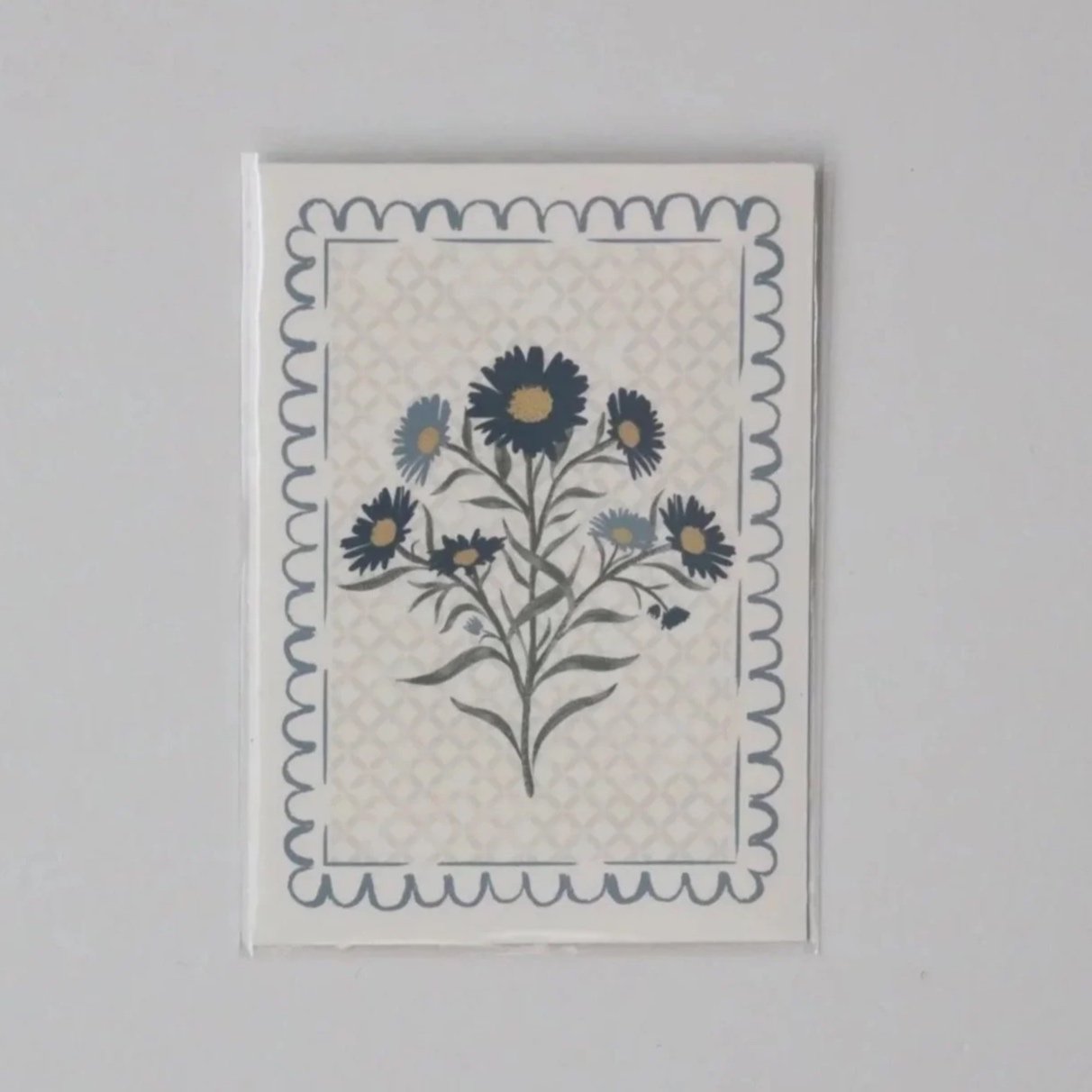 Blue Aster - Mini Print