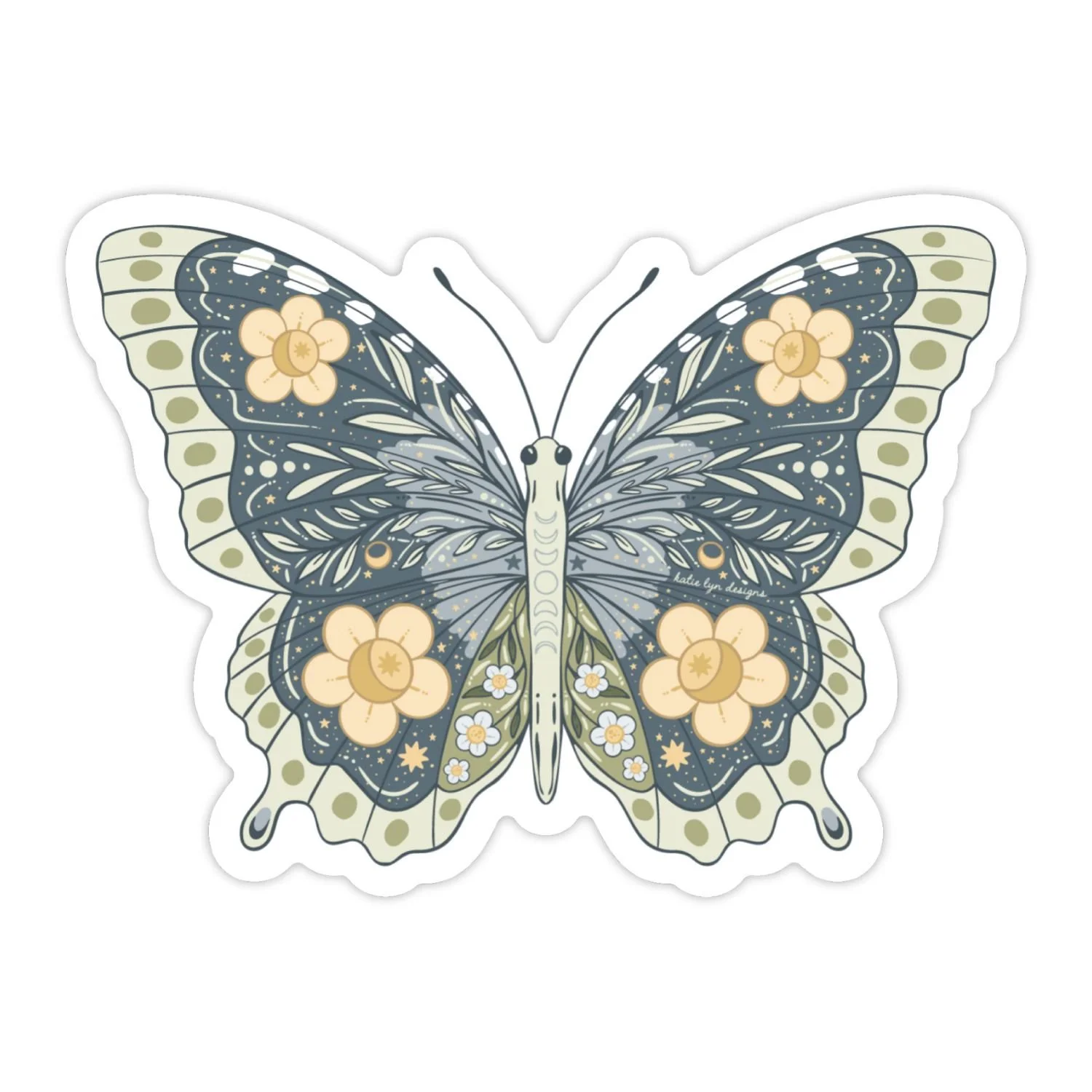 MAGIC BUTTERFLY STICKER - DARK