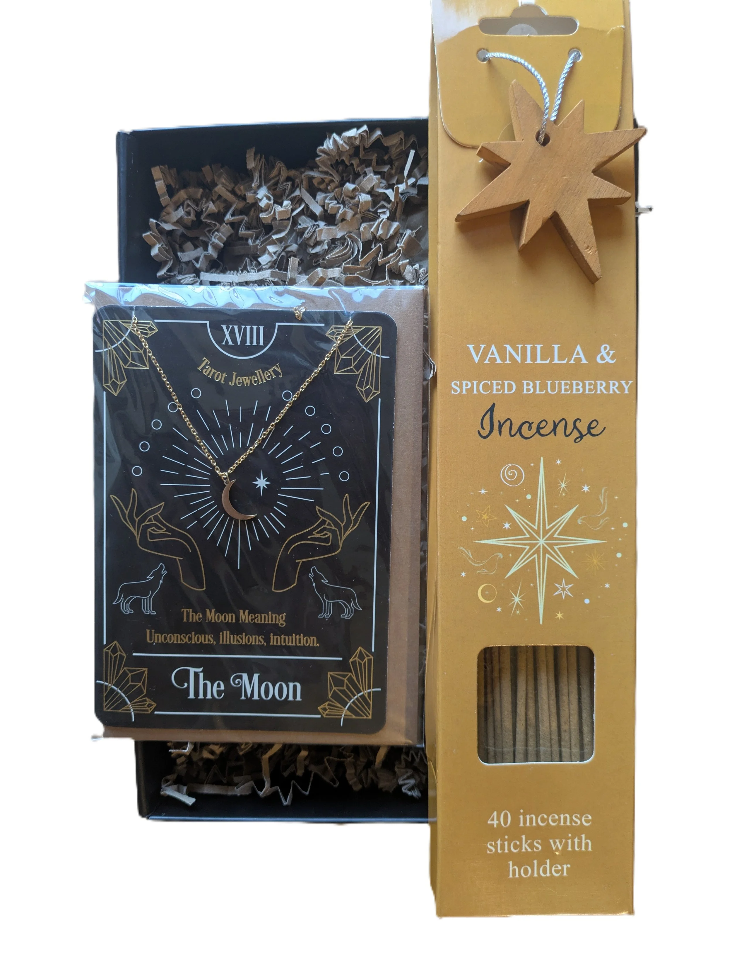Tarot Necklace + Christmas Incense