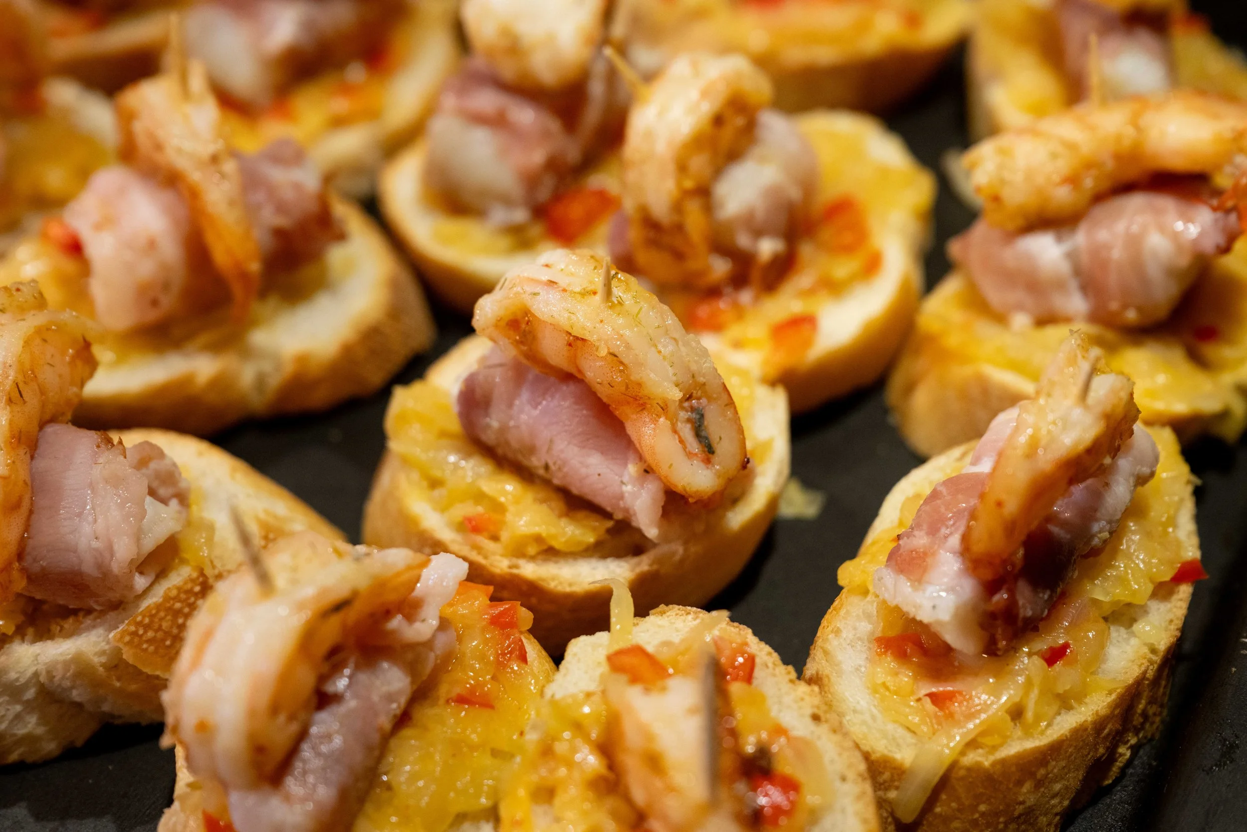 Tapas mixte viande poisson