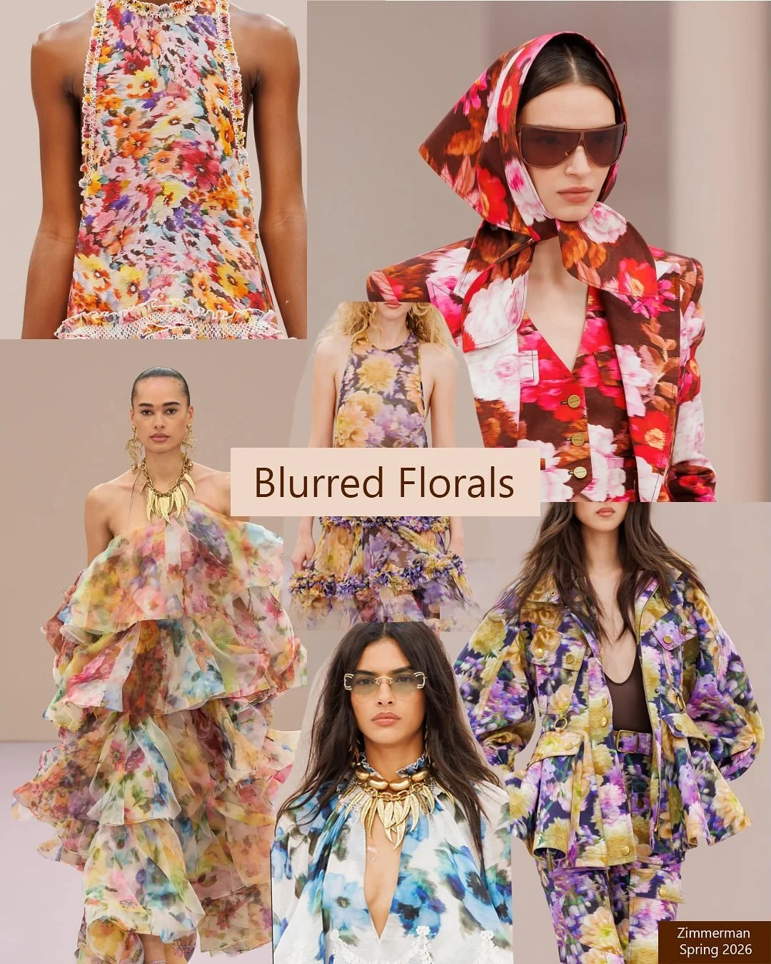 TRENDING ~🌷Blurred Florals 🌸 

Swipe for NEW Print

Spotted from the recent runway shows, are a twist on the classic- blurred and glitched florals. Get ready to see them everywhere in 2026! 

DM me for collaborations on upcoming collections. 

#blu