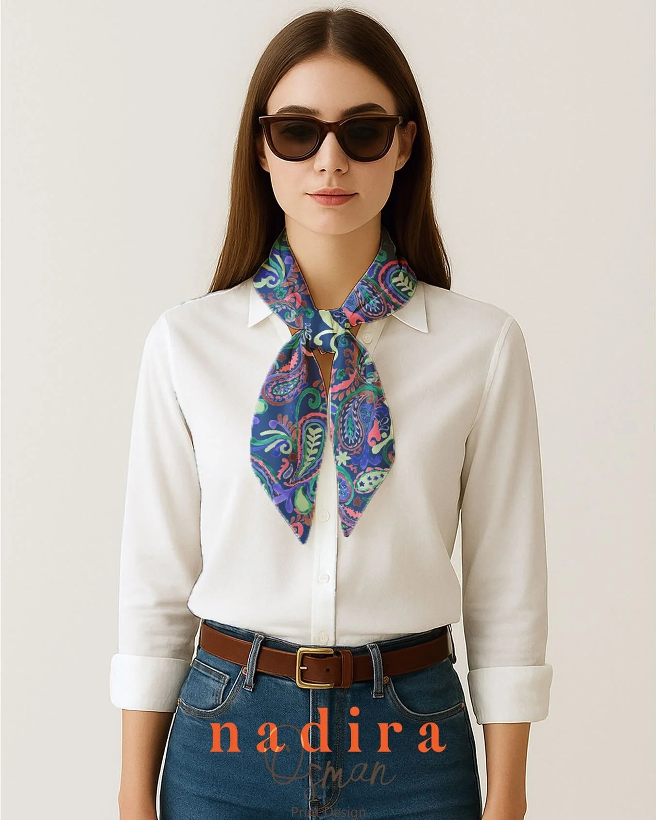 This print was designed to embody freedom, flow, and a touch of whimsy, perfect for scarves, resort wear, and elevated casual collections.

As a print designer, I&rsquo;m always excited to collaborate with clothing brands and creative houses seeking 