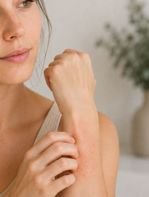 Dermatitis en la piel
