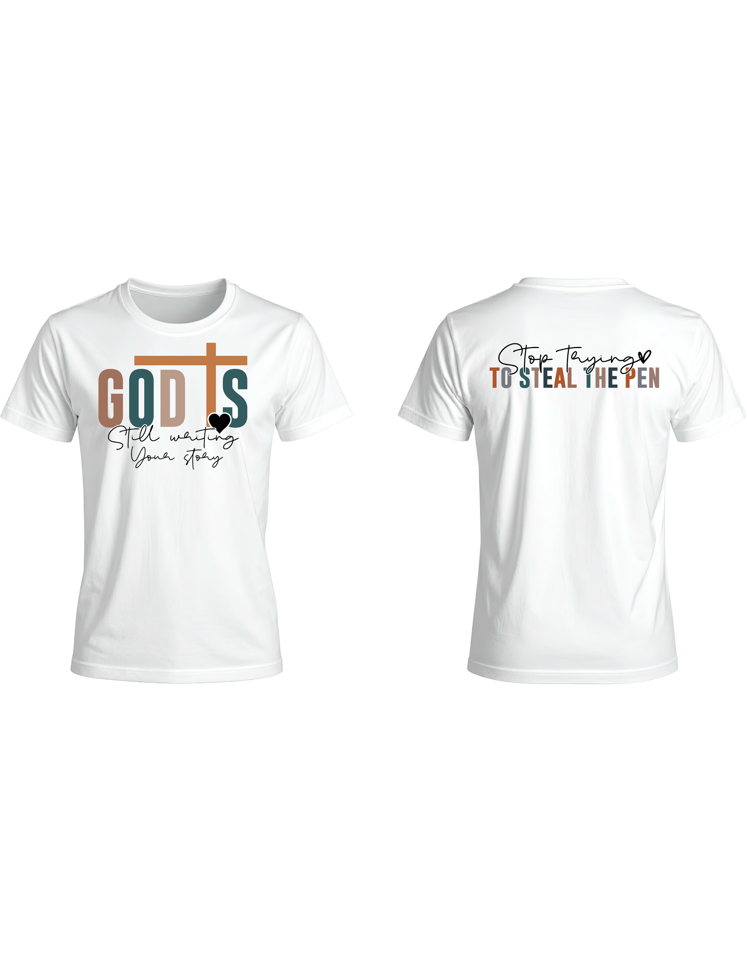 God's still writing your story Stop trying to steal the pen