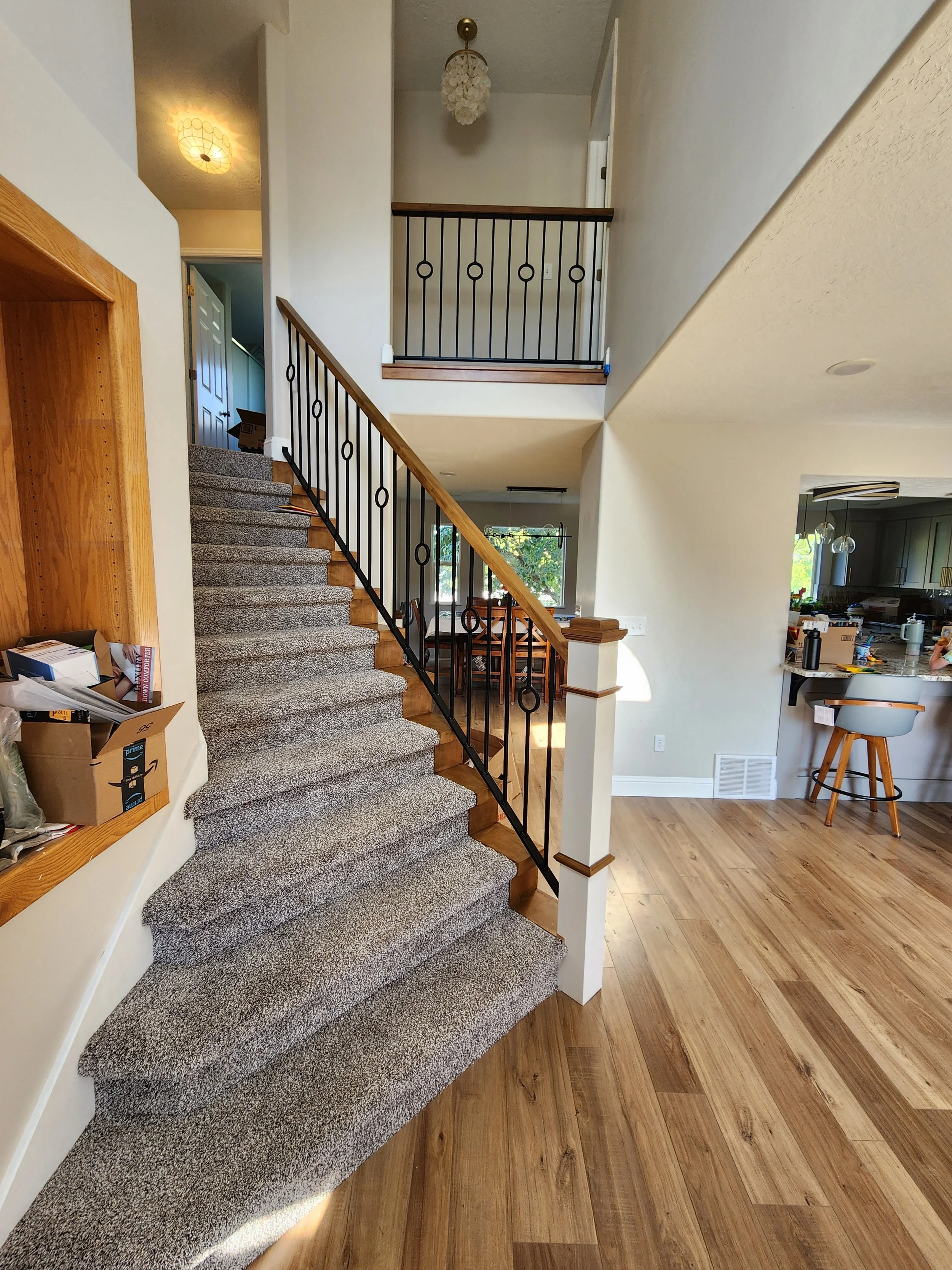 Custom Metal and Wood Railing Service