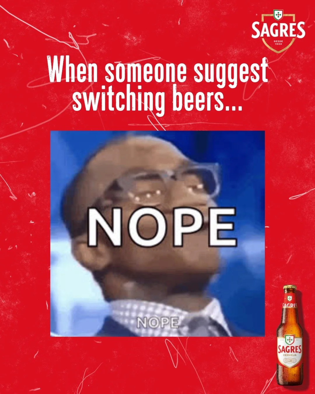 HOW ABOUUUUUT.... NOPE!​

#SagresUK #Sagres #TheSpiritOfPortugal#SagresMemes​