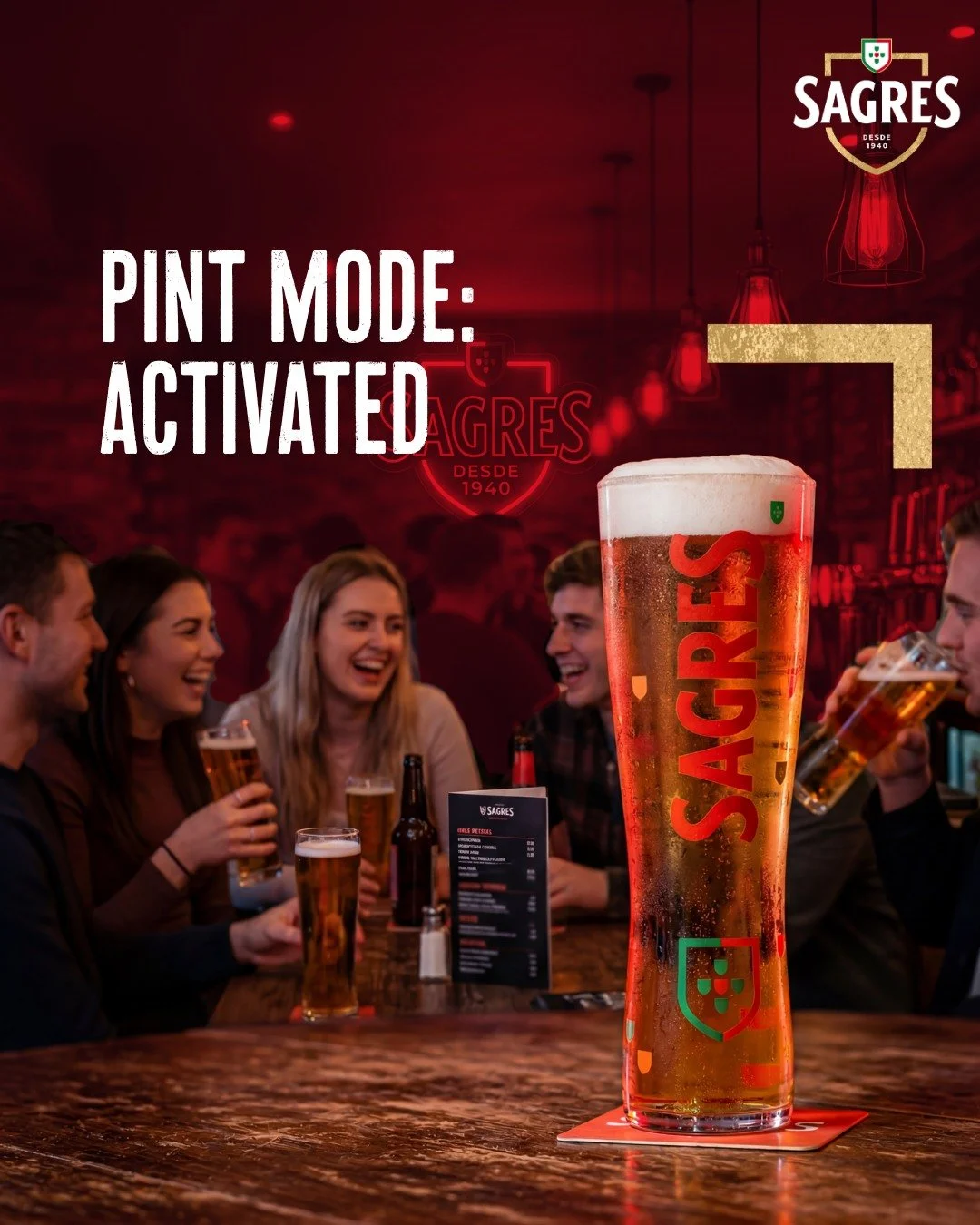 This weekend&rsquo;s forecast: 90% chance of Sagres pints, 10% chance of pretending it&rsquo;s &ldquo;just the one.&rdquo;

#SagresUK #Sagres #WorldBeer #Weekend #Pints