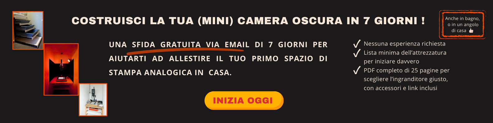 camera oscura fai da te