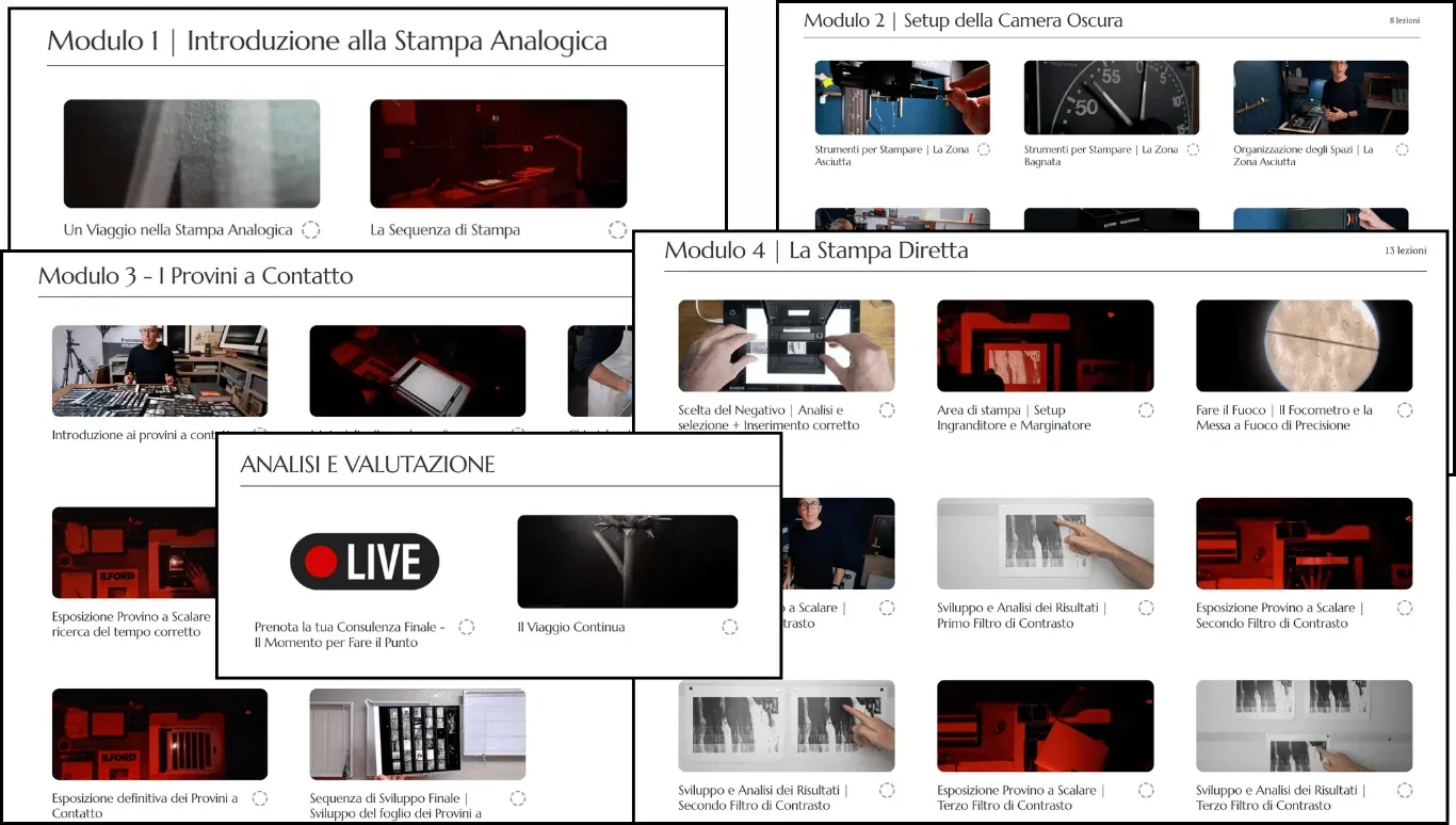 Corso online di stampa analogica