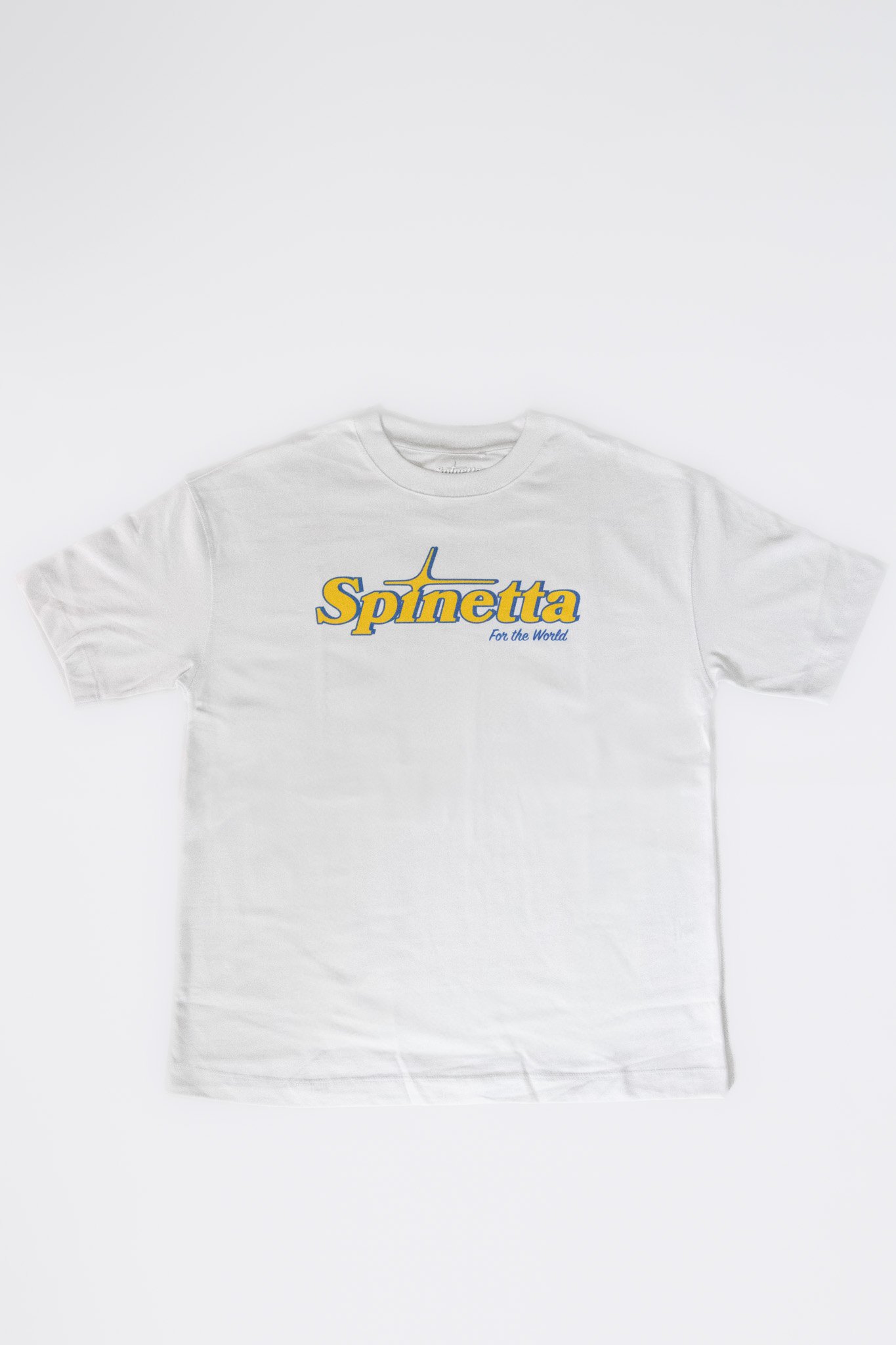 Spinetta "FTW" tee - Gold/Blue