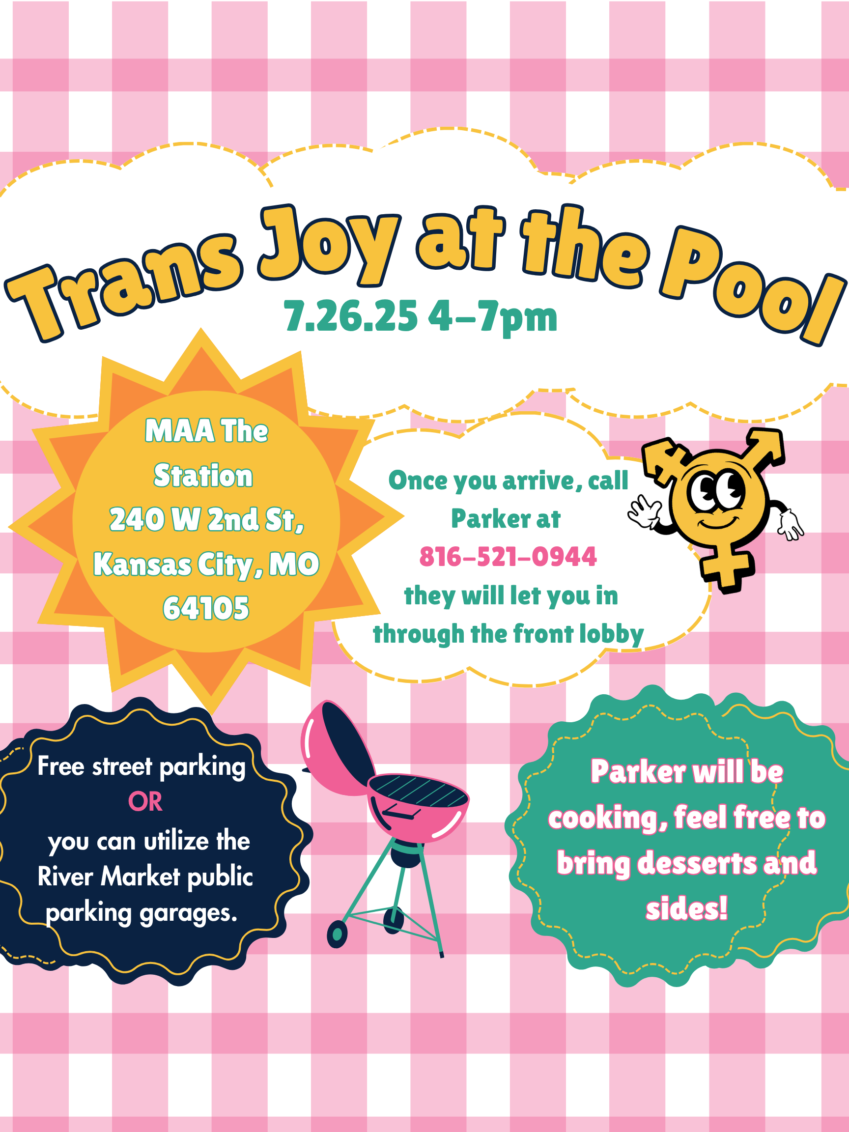 Trans Joy at the Pool - Central