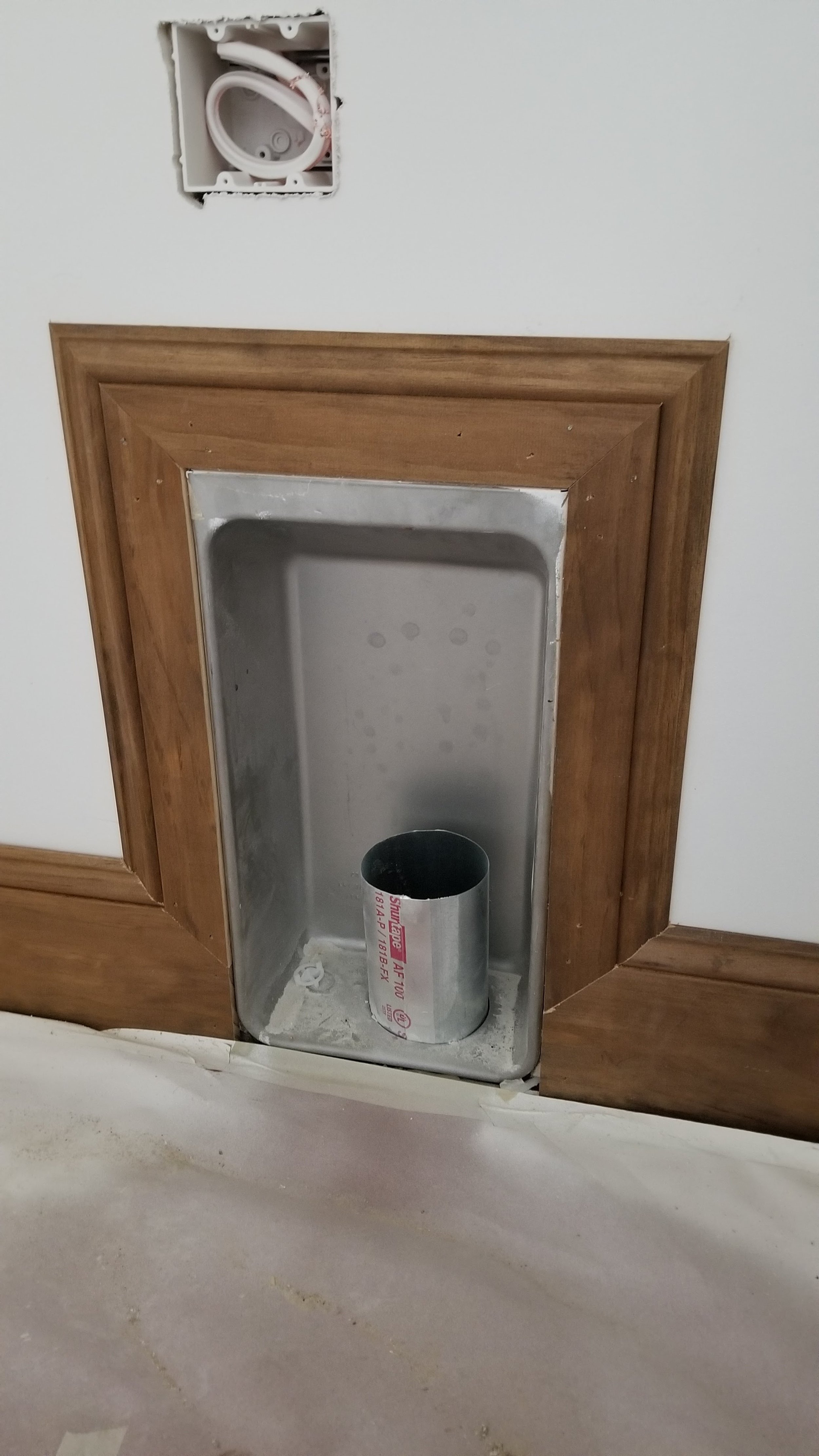 “Detailed interior trim and molding work, including custom baseboards, wainscoting, and crown molding in Waynesville, NC.”