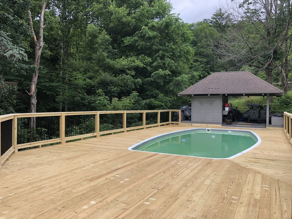Extra Large Pool Deck
