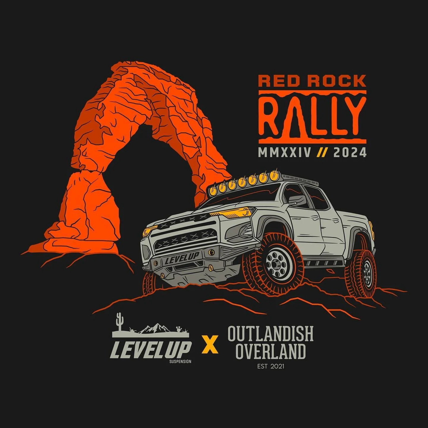 New illustration for @levelupsuspension upcoming Red Rock Rally in Moab! Love working with them on these illustrations, always a fun project 🫡
.
.
.
#levelupsuspension #coloradozr2 #chevytruck #overland #overlandbuild #overlanding #overlandtruck #co