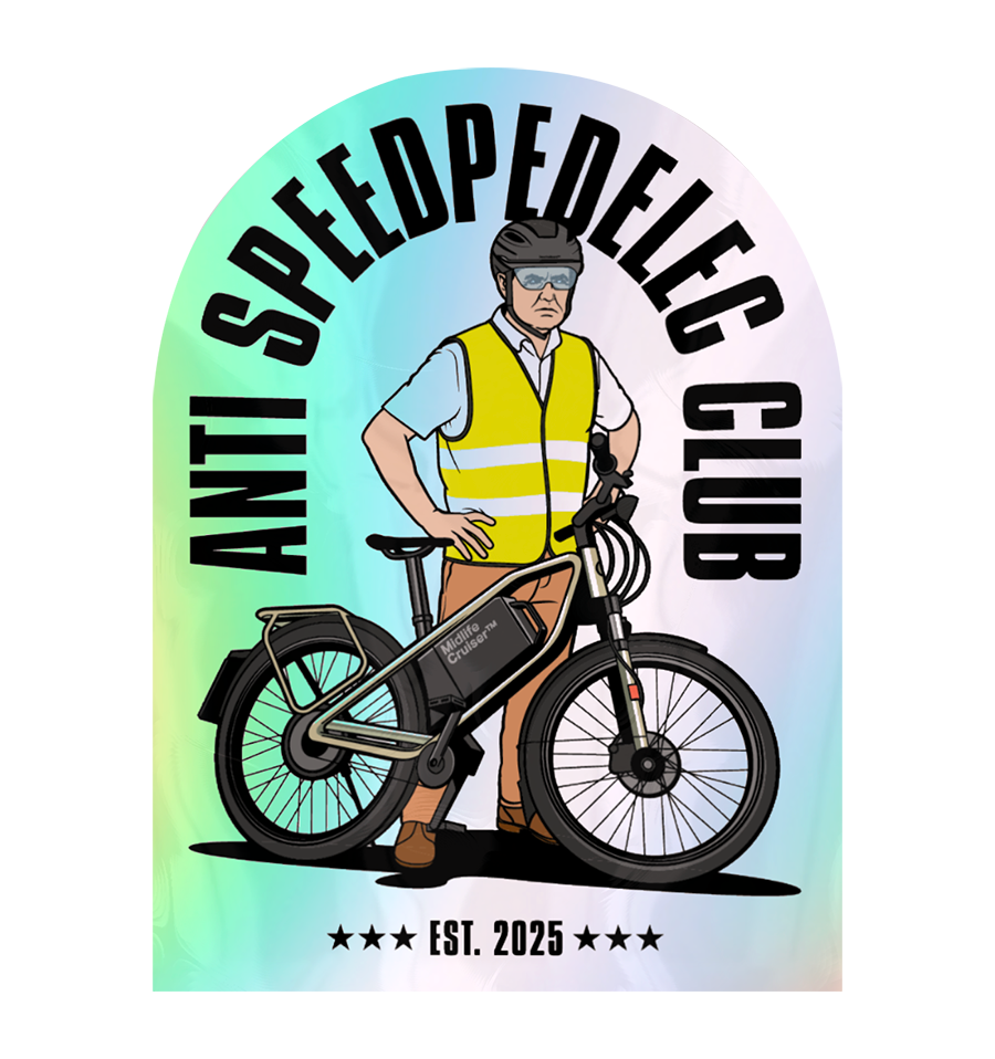 Anti Speedpedelec Club Stickers