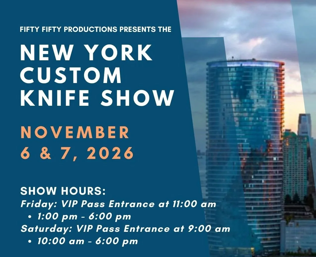 New York Custom Knife Show 2026 (NOV)