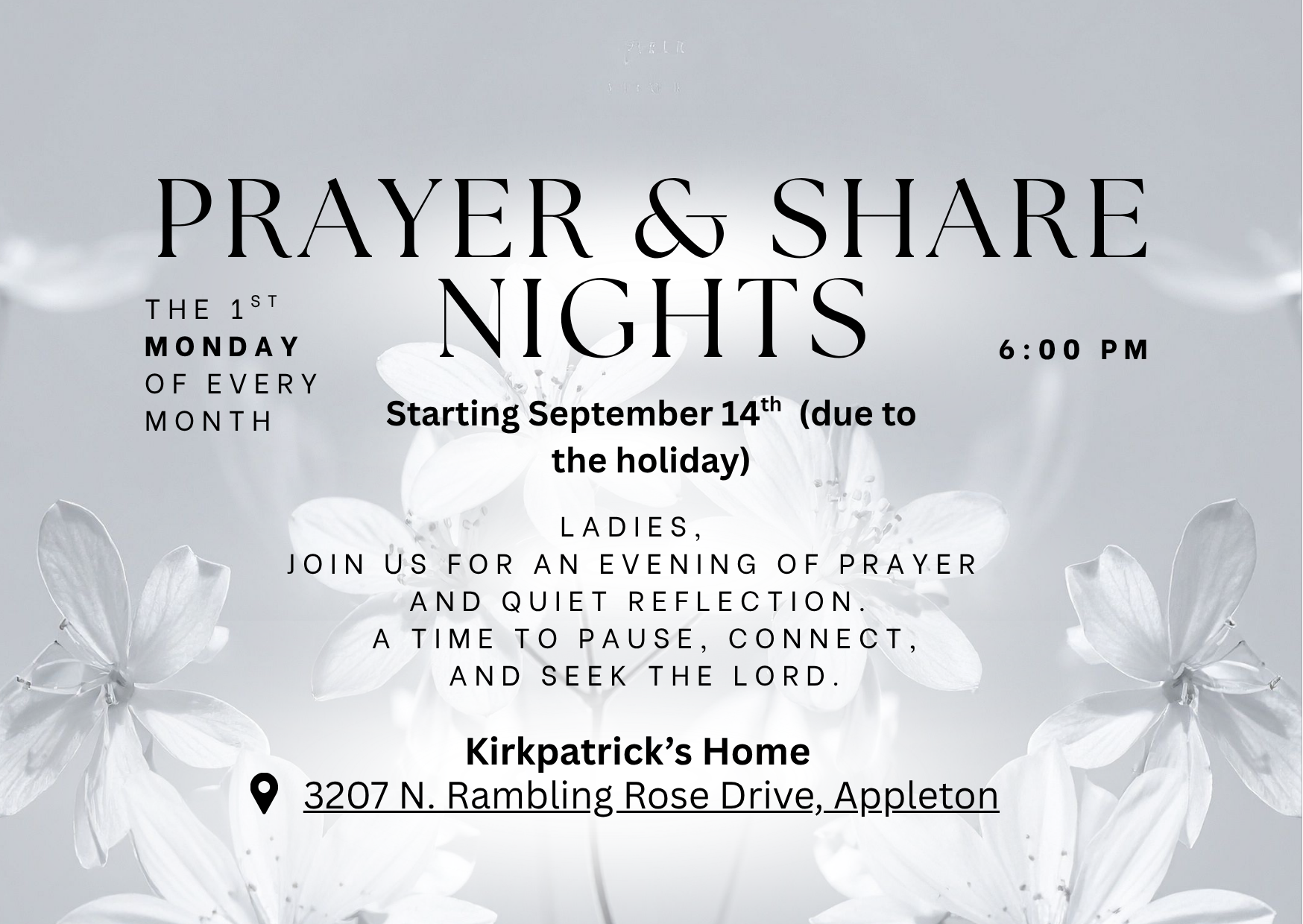 Prayer & Share Nights