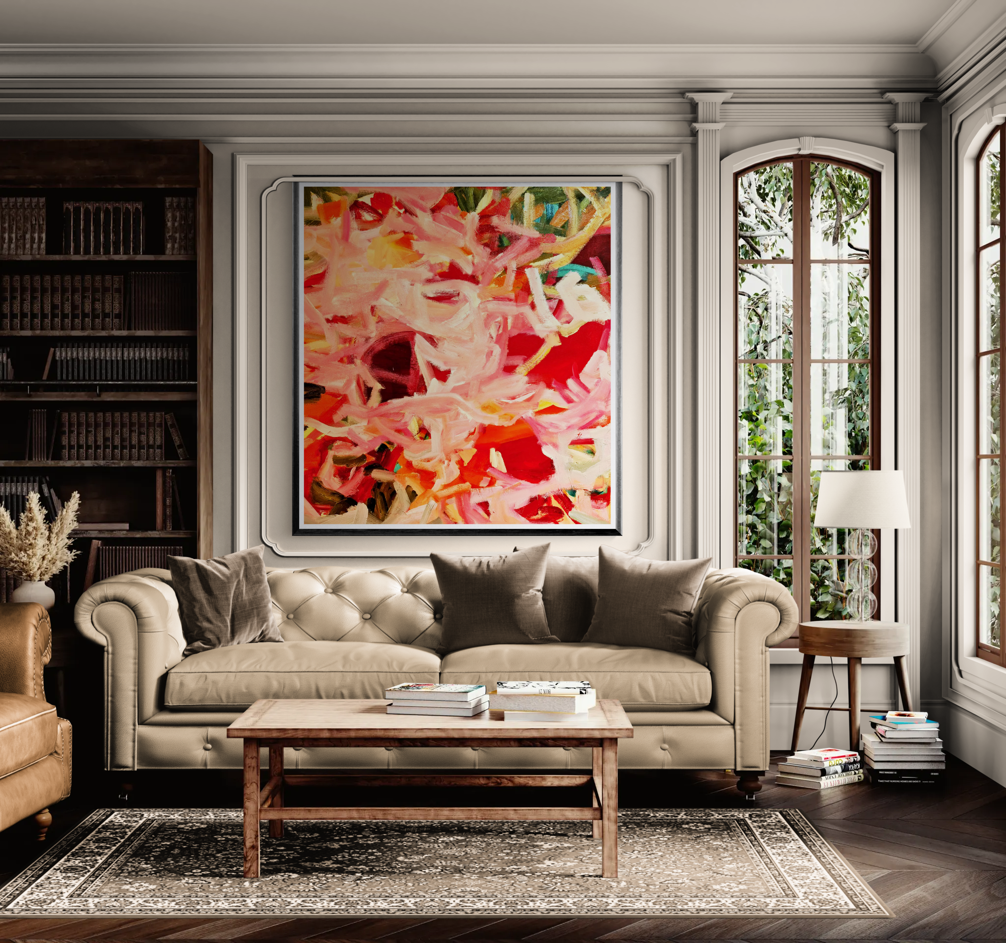 "Herzensgut", Ölfarben auf Leinwand, 130 x 140 cm