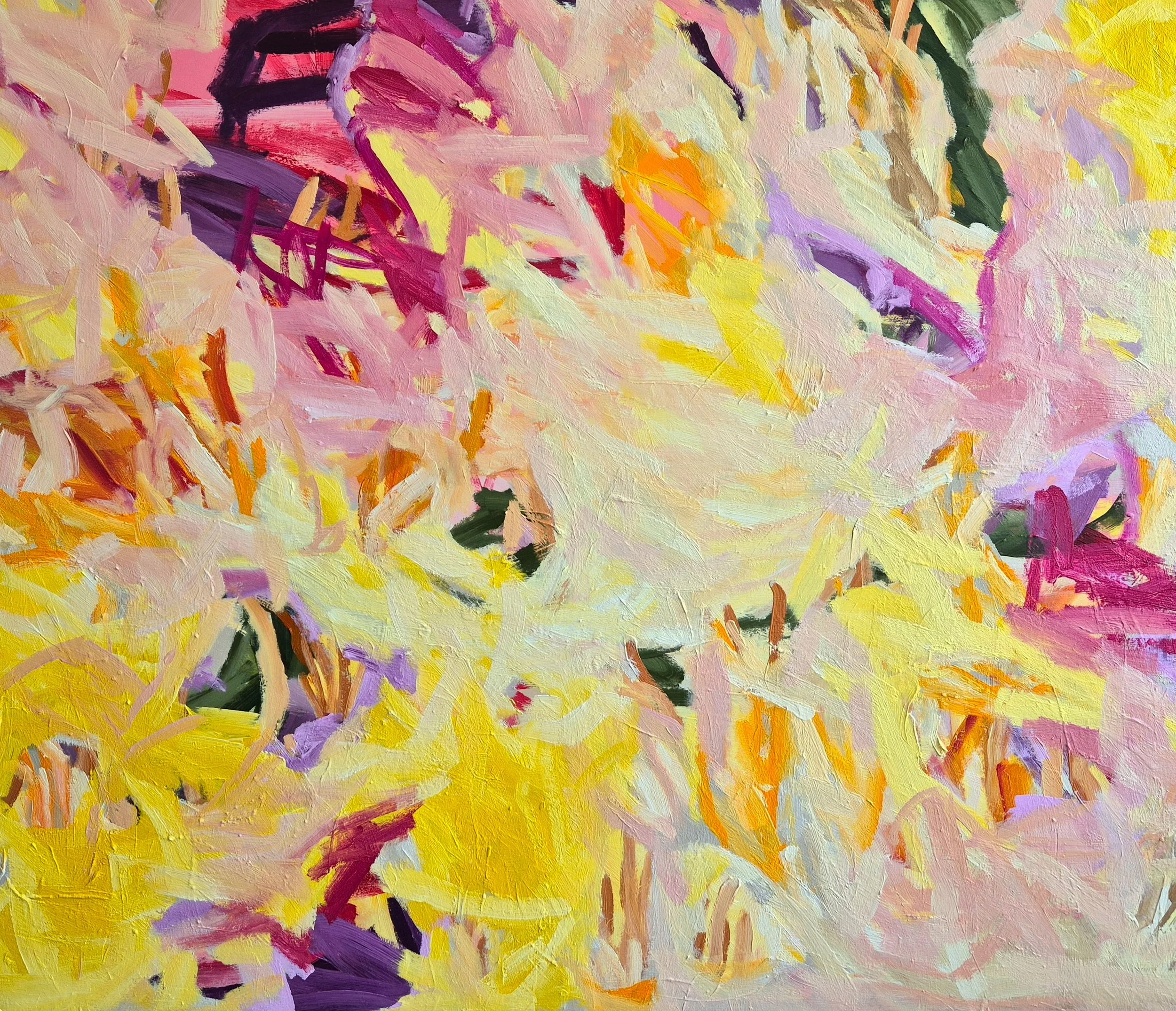 Moderne abstrakte großformatige Malerei