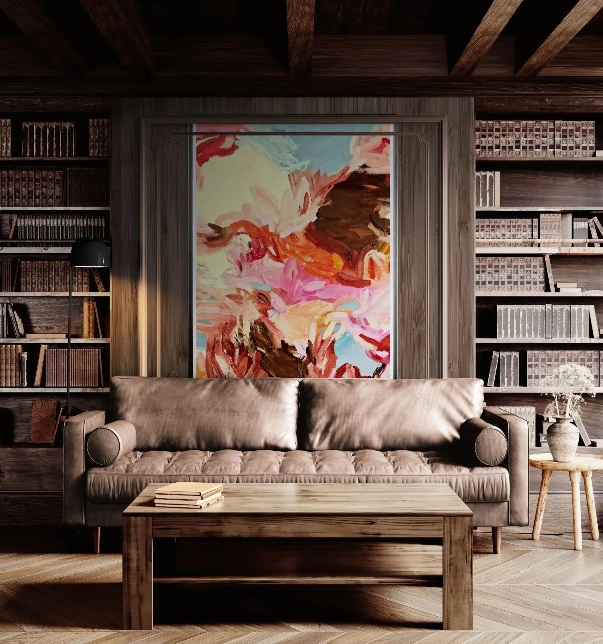 "Baum der Wunder", Ölfarben auf Leinwand, 130 x 140 cm