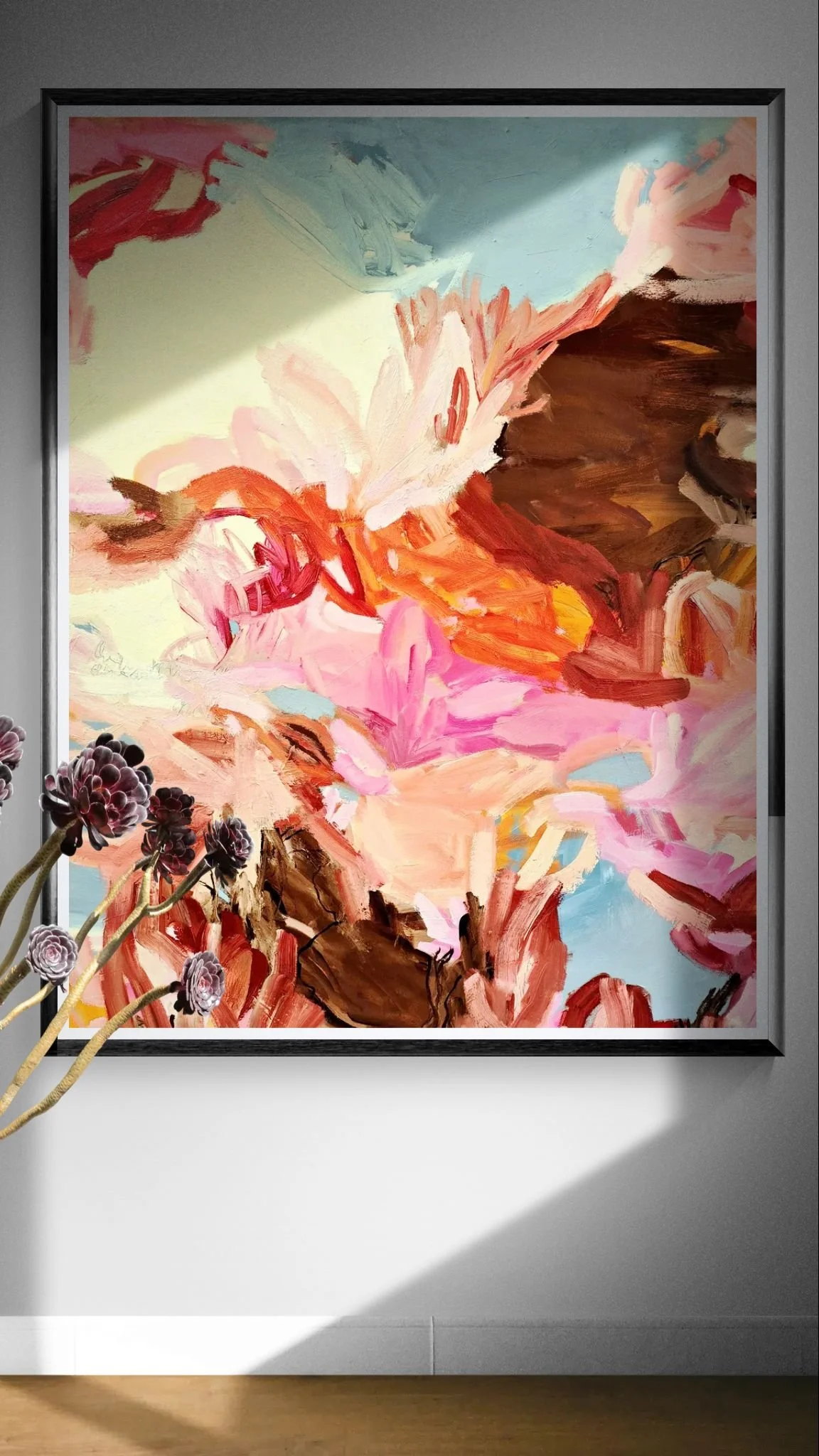 "Baum der Wunder", Ölfarben auf Leinwand, 130 x 140 cm