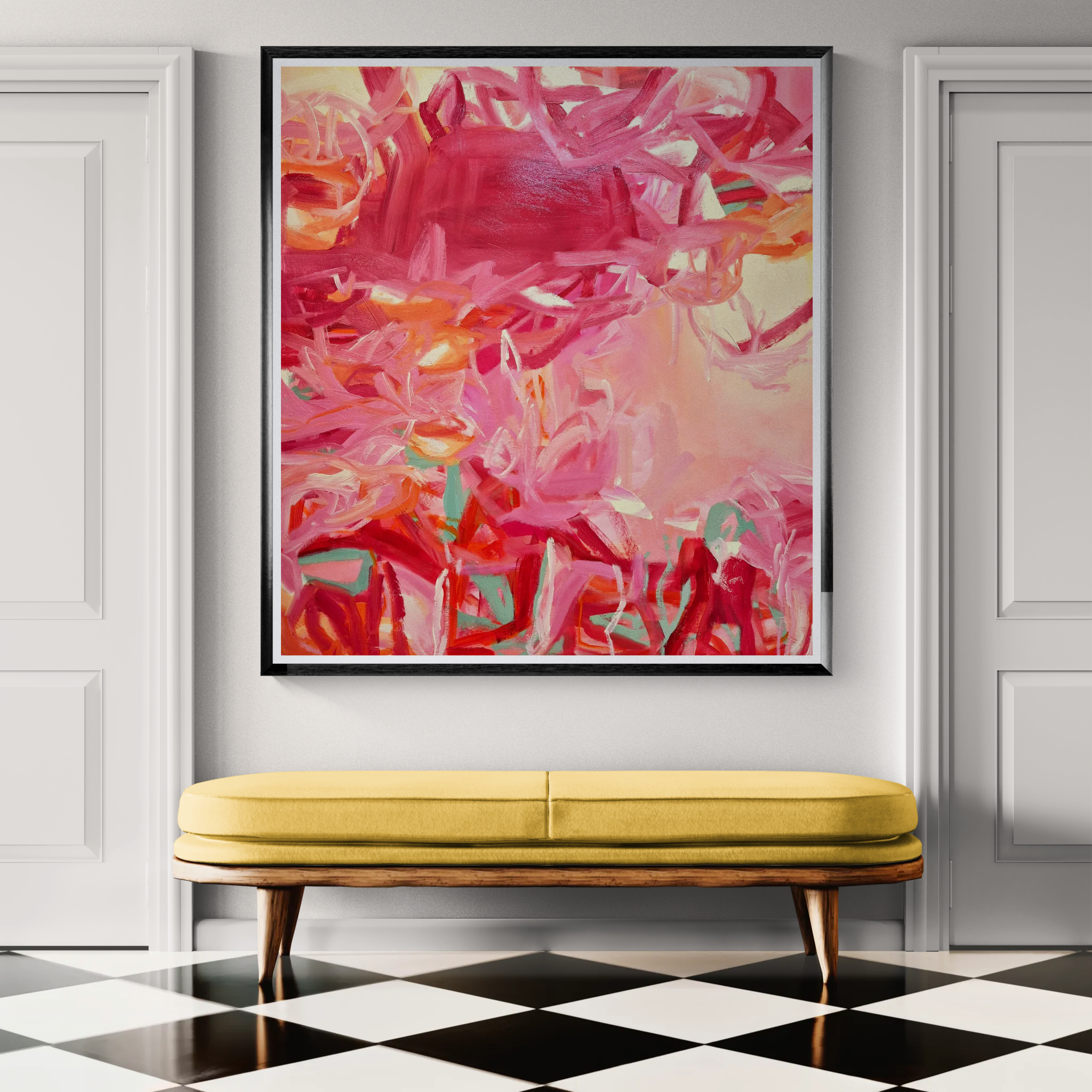 "Der schönste Sommertag" Ölfarben auf Leinwand, 130 x 140 cm